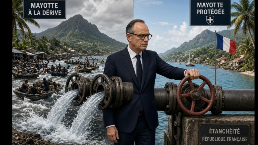 Édouard Philippe découvre Mayotte… et les vannes à fermer. Incroyable, non ?