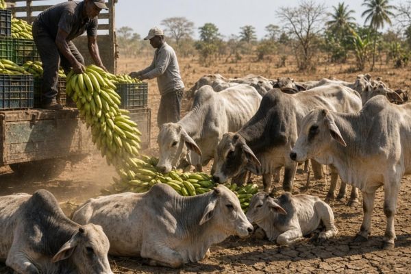 Martinique : des bananes pour les vaches ?