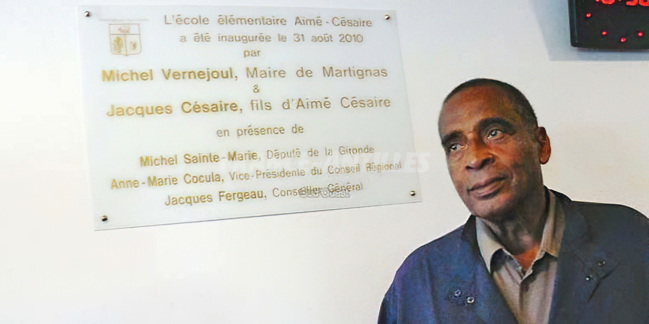 Le fils aîné du poète Aimé Césaire, Jacques Césaire est mort.