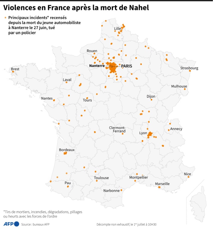Violences urbaines après la mort de Nahel
