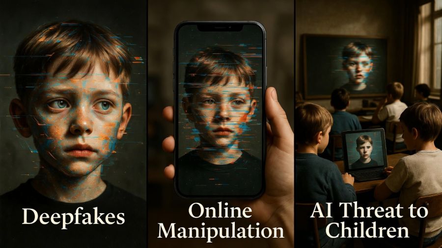 Des trucages vidéo à la manipulation en ligne : la menace que fait peser l'IA sur les enfants
