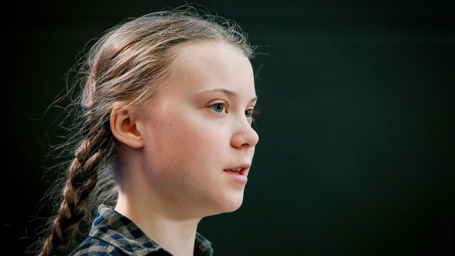 Point de presse de Greta THUNBERG, militante pour le climat.