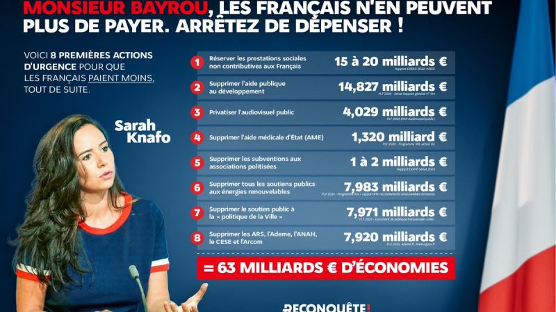 Sarah Knafo  Vs François Bayrou