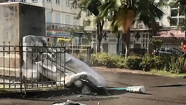 22 mai en Martinique : 2 statues de Victor Schoelcher détruites