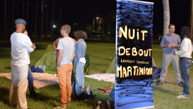 Martinique : la contestation s'exprime aussi dans les "nuit debout".