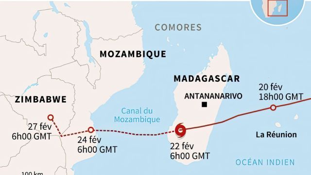 La Réunion sous la menace du cyclone Freddy