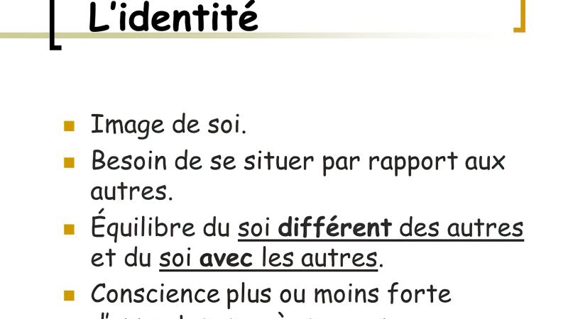 À la recherche de modèles identitaires