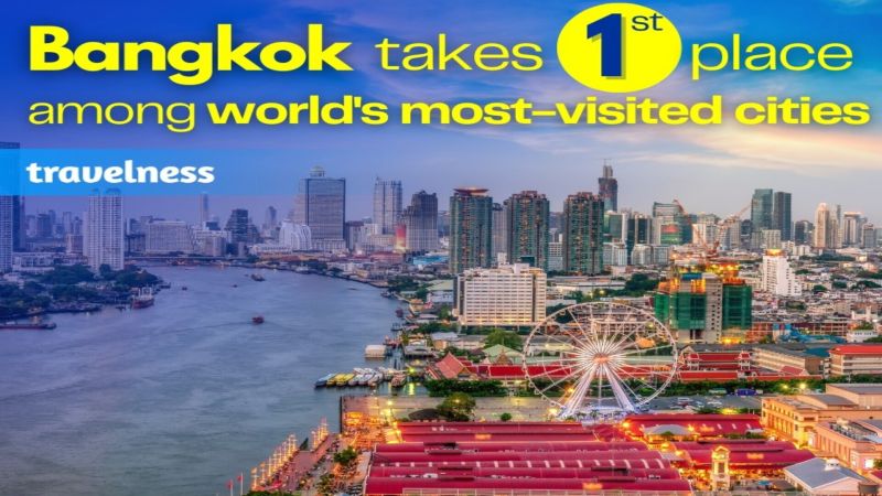 Cocorico siamois : Bangkok surclasse Paris et devient la ville la plus visitée au monde