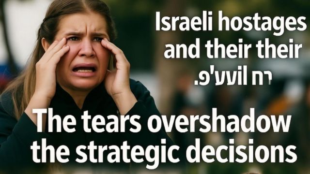 Otages israéliens : quand les larmes éteignent la raison
