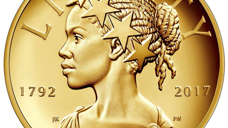 Etats-Unis : une Lady Liberty noire pour la première fois sur une pièce de monnaie