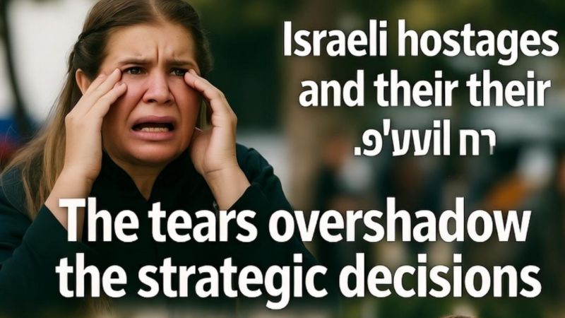 Otages israéliens : quand les larmes éteignent la raison