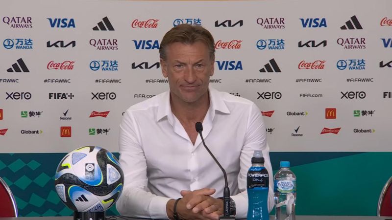 Mondiaux féminin : La réaction de Hervé Renard après la défaite