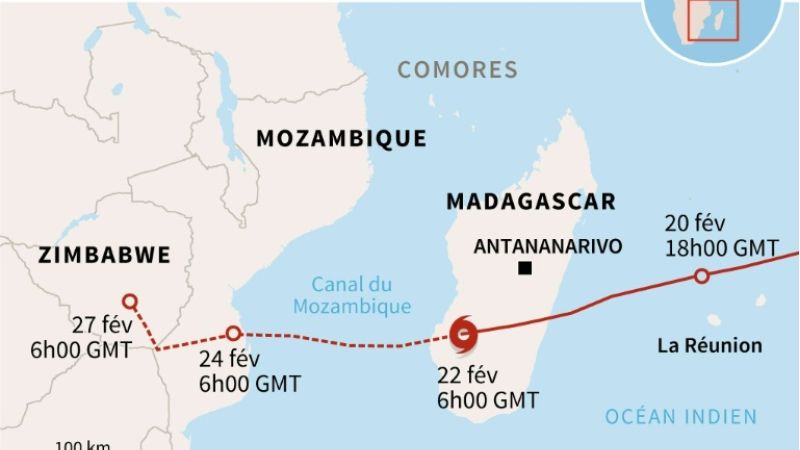 Cyclone Freddy : 7 morts à Madagascar, le Mozambique se prépare à des inondations