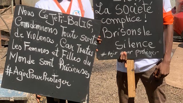Guinée : des associations de jeunes disent stop aux violences faites aux femmes
